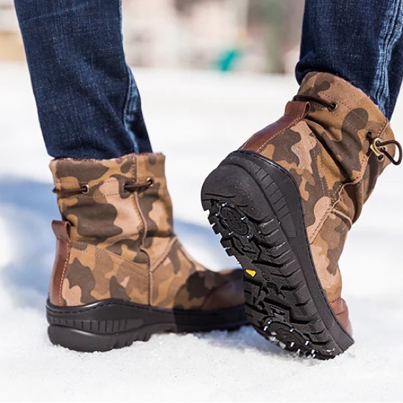 OTBT FANFARE MIMETIC BOOTS ICE CLEATS SNOW Stabilization Size 7 EU 38 NEW Camo - Picture 3 of 9